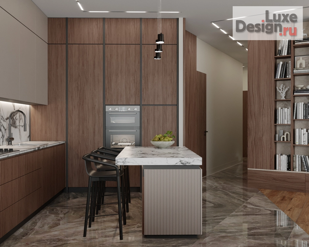 Дизайн интерьера трехкомнатной квартиры "Квартира в Москве" (фото 12)