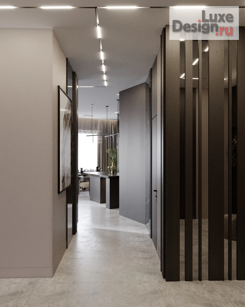 Дизайн интерьера трехкомнатной квартиры "Квартира в г. Москва" (фото 10)