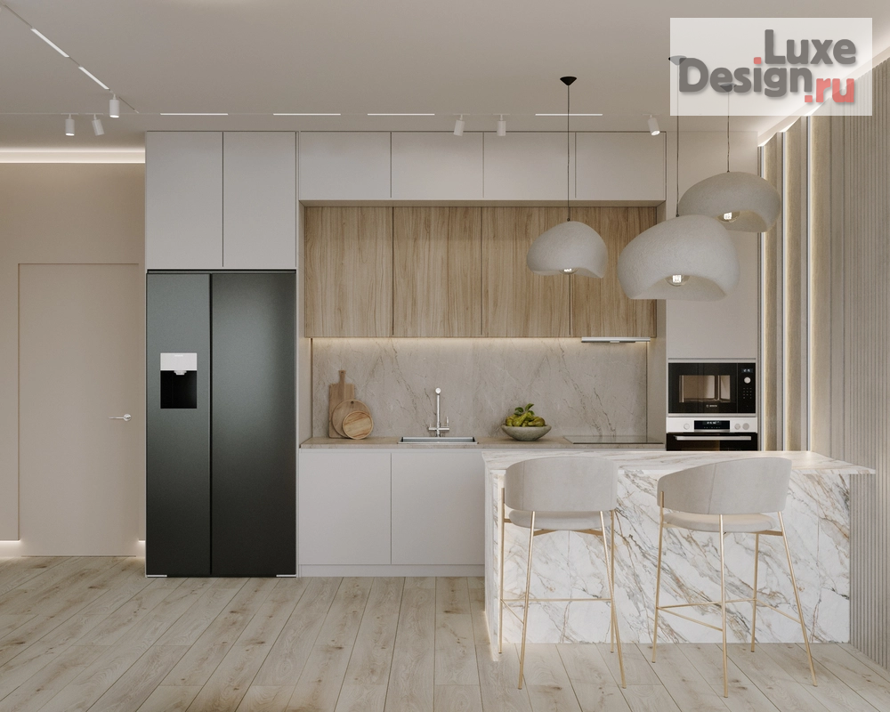 Дизайн интерьера двухкомнатной квартиры "Квартира в Краснодаре" (фото 1)