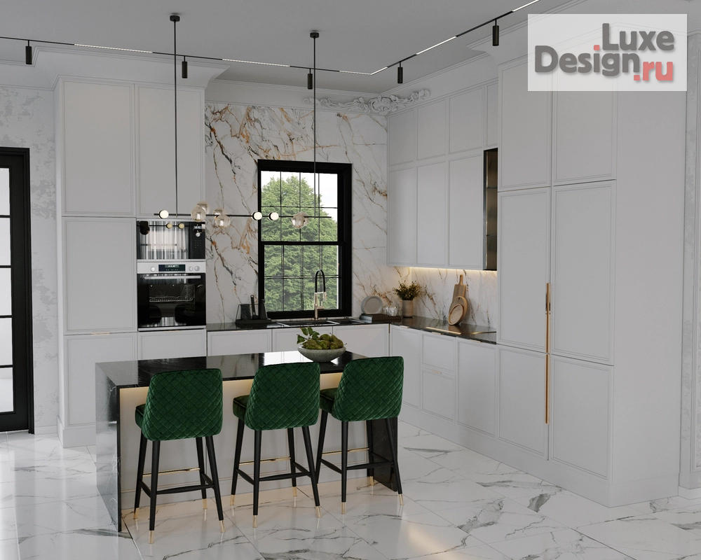 Дизайн интерьера коттеджа "Дом в Павловске" (фото 1)