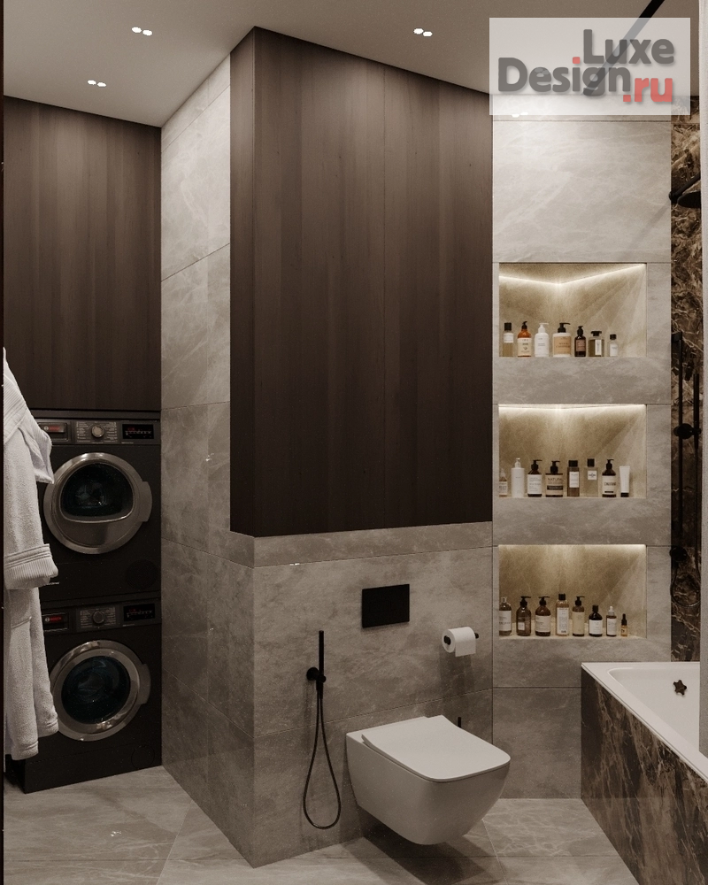 Дизайн интерьера трехкомнатной квартиры "Квартира в г. Москва" (фото 20)