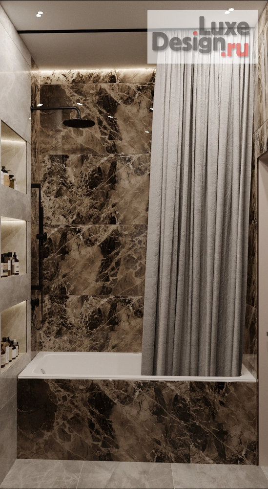 Дизайн интерьера трехкомнатной квартиры "Квартира в г. Москва" (фото 21)