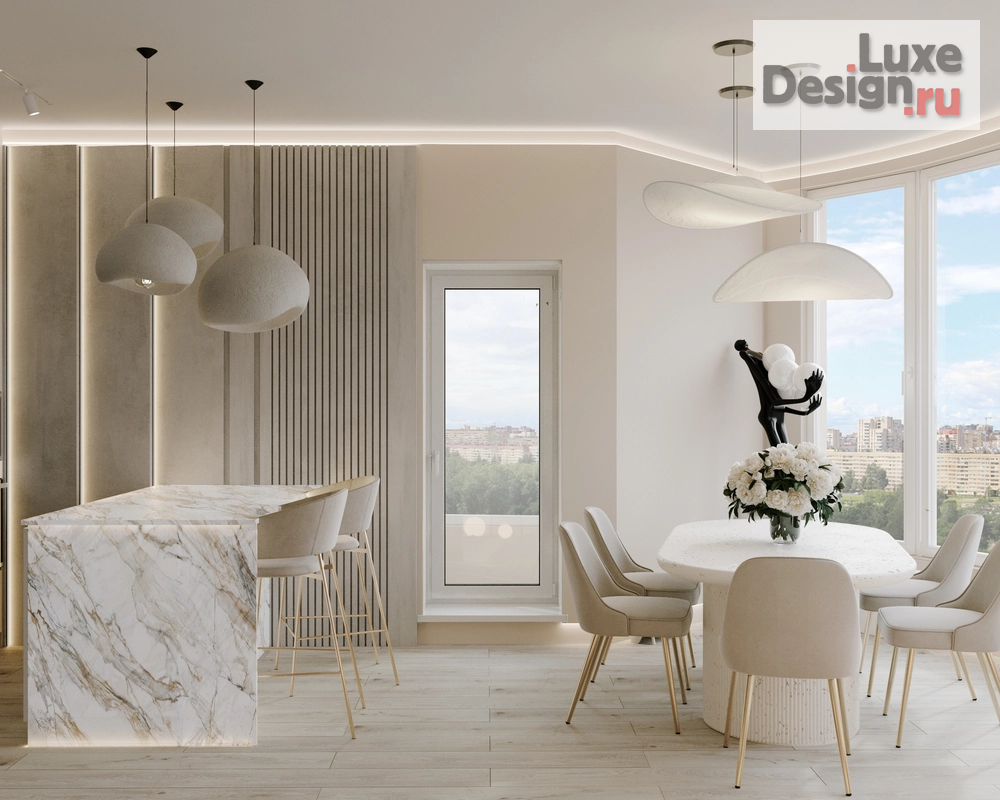 Дизайн интерьера двухкомнатной квартиры "Квартира в Краснодаре" (фото 3)