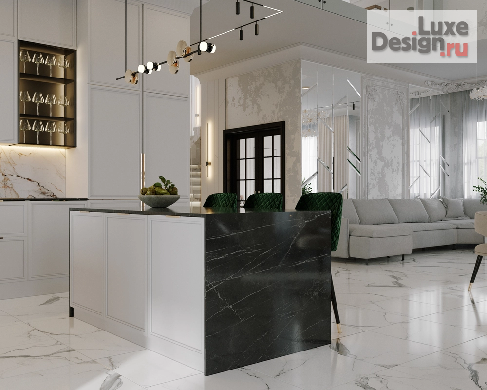 Дизайн интерьера коттеджа "Дом в Павловске" (фото 3)