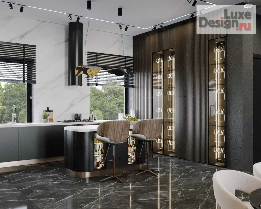 Дизайн интерьера загородного дома "Дом в г. Москва" (фото 4)