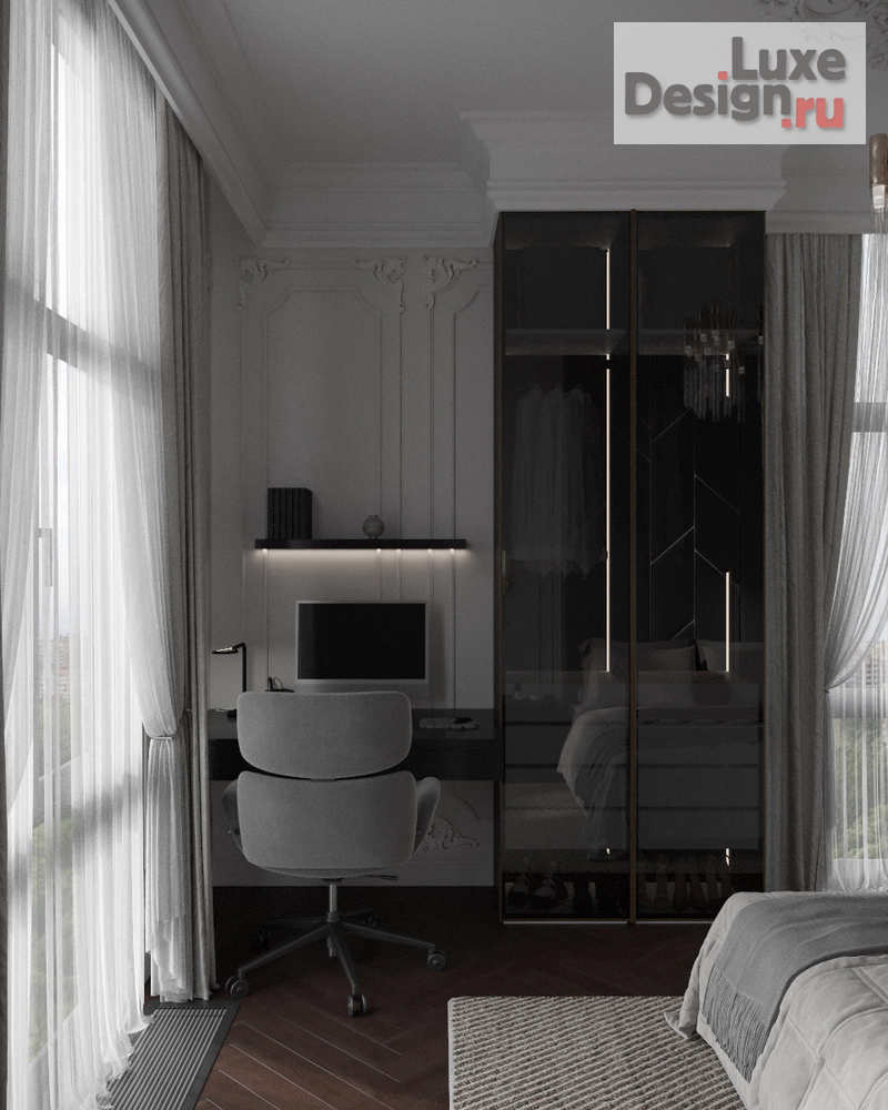 Дизайн интерьера двухкомнатной квартиры "Квартира в г. Санкт-Петербург" (фото 3)