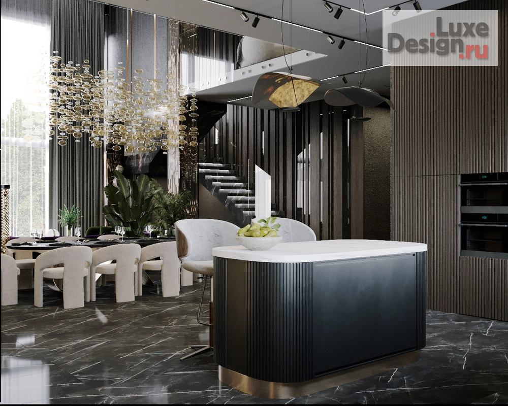 Дизайн интерьера загородного дома "Дом в г. Москва" (фото 5)