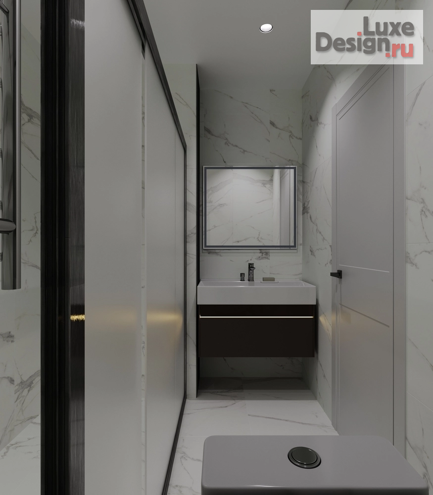 Дизайн интерьера четырехкомнатной квартиры "проект: Квартира четырехкомнатная в ЖК Царицыно" (фото 5)