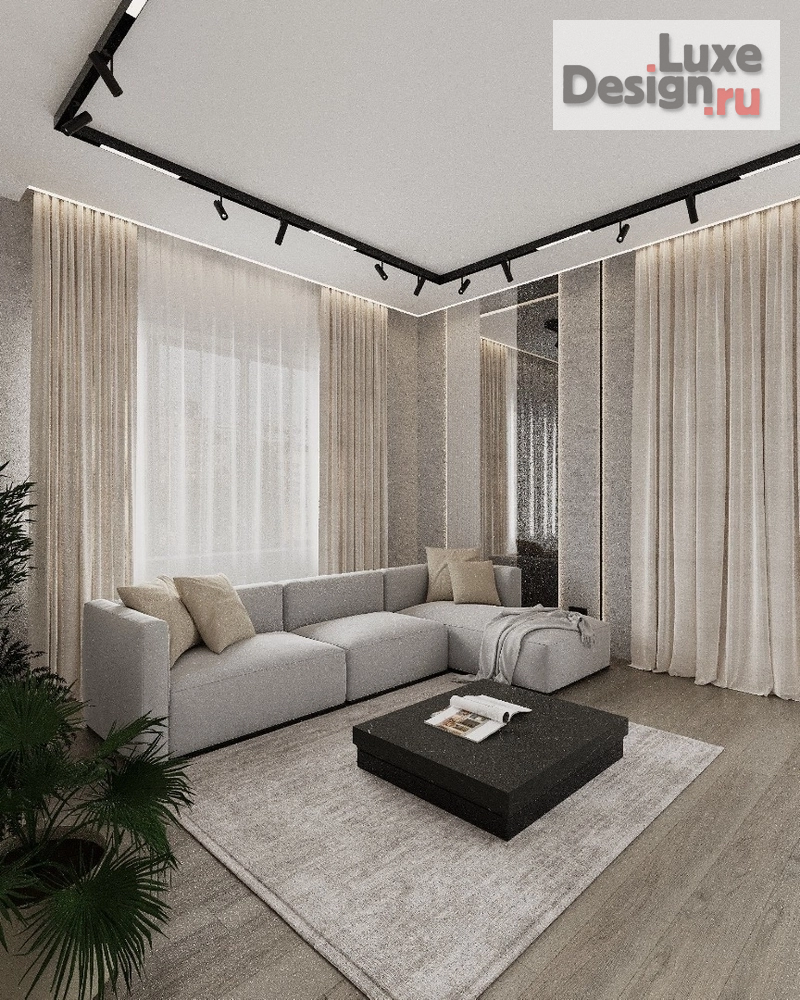 Дизайн интерьера загородного дома "Дизайн интерьера Дома 2025 год 250 метров" (фото 19)