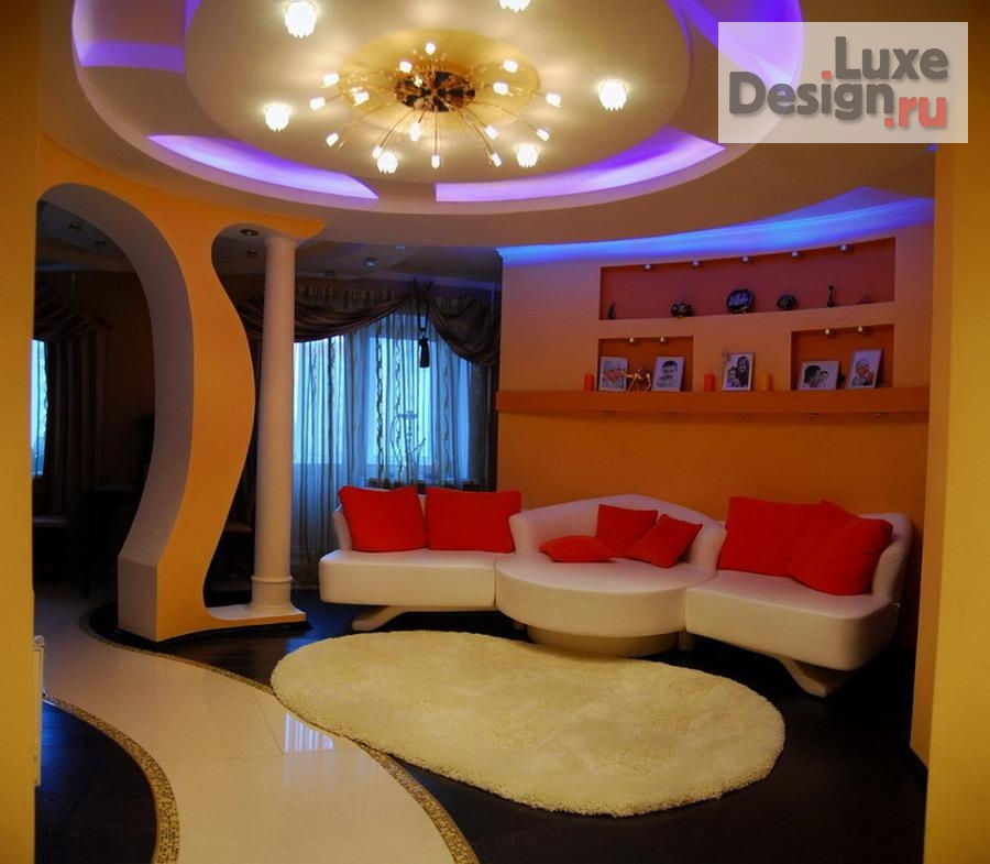 Дизайн интерьера двухкомнатной квартиры "Авангард для квартиры 70 м кв" (фото 4)