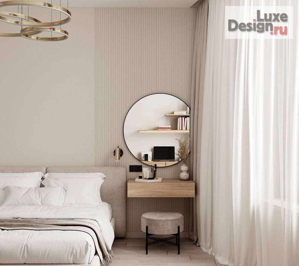 Дизайн интерьера двухкомнатной квартиры "ЖК Крылья" (фото 2)