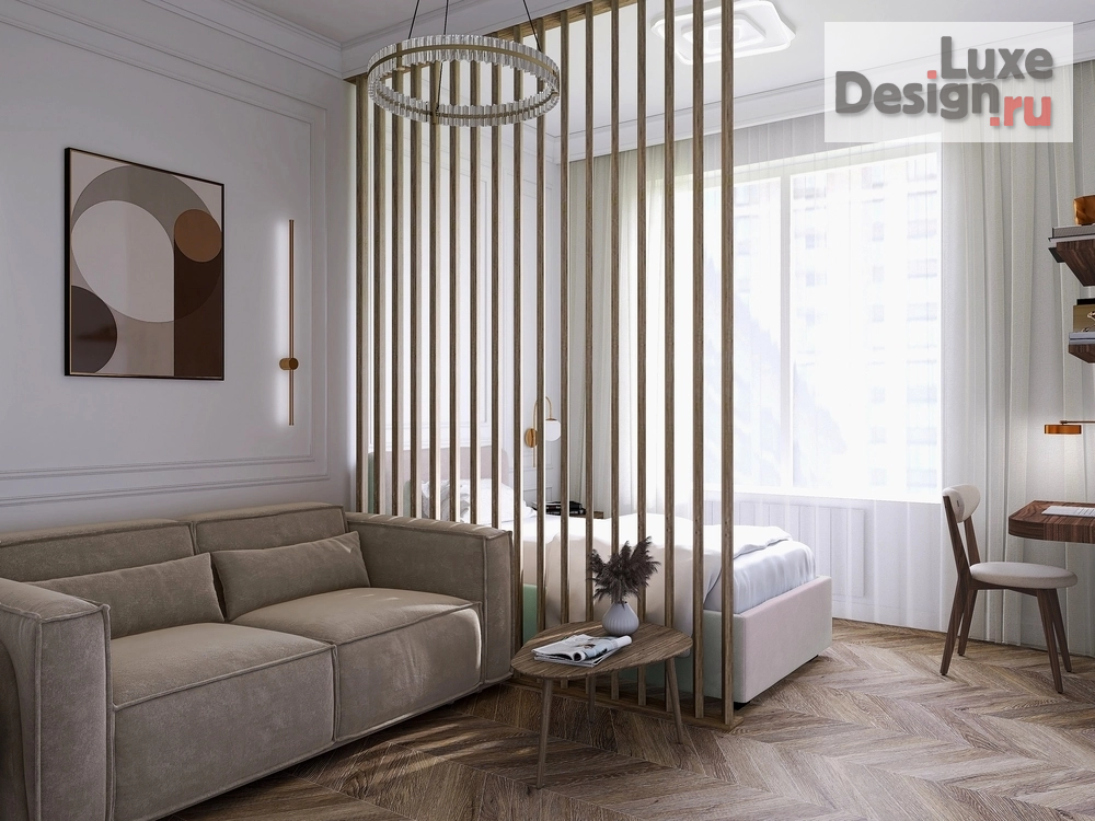 Дизайн интерьера двухкомнатной квартиры "ЖК Настоящее" (фото 6)