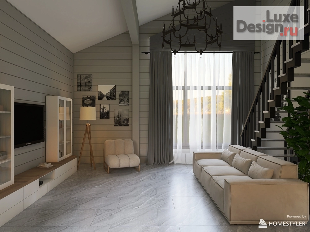 Дизайн интерьера частного дома "Частный дом из бруса" (фото 10)