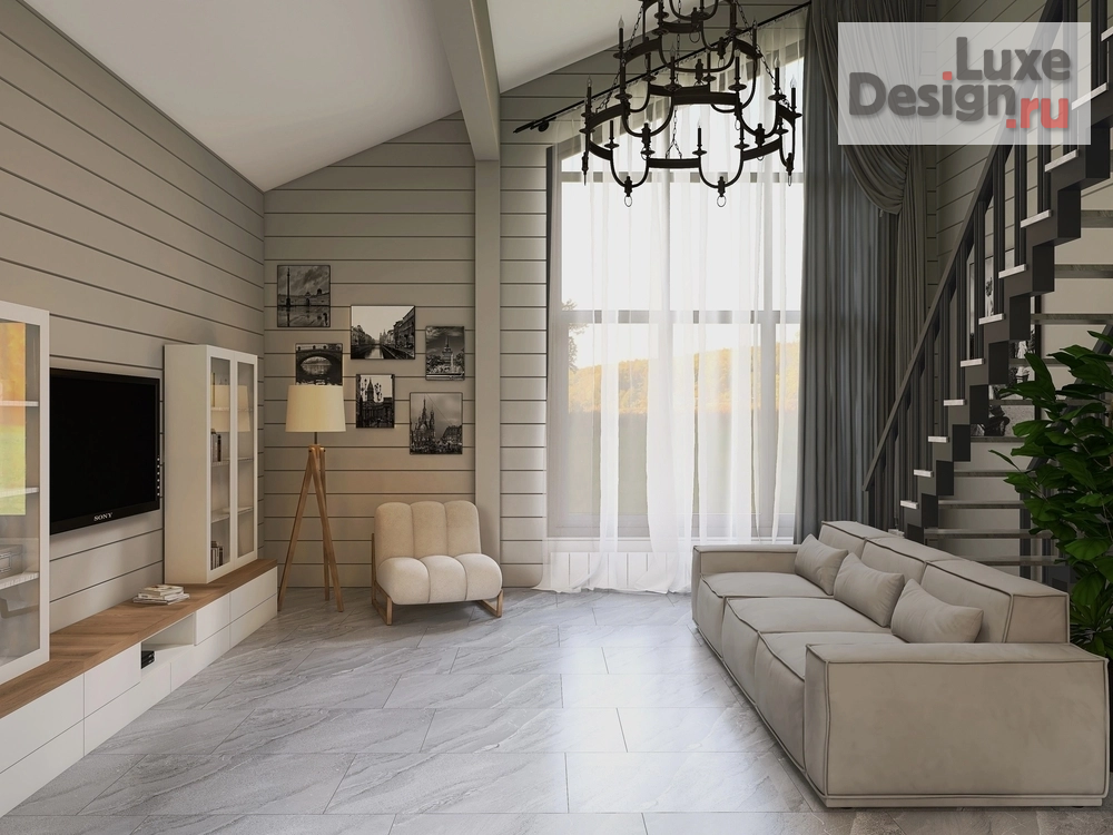 Дизайн интерьера частного дома "Частный дом из бруса" (фото 3)