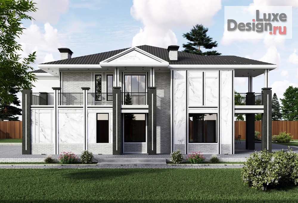 Частная архитектура "Дом в Солнечногорске" (фото 4)