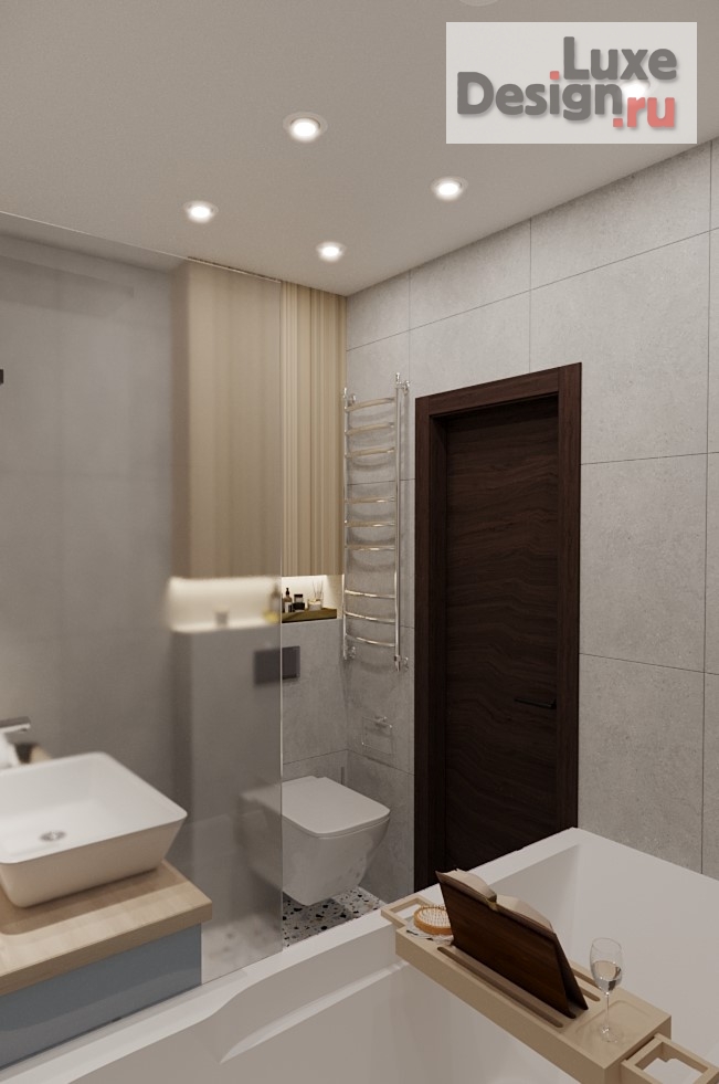 Дизайн интерьера однокомнатной квартиры "Индивидуальный проект 1-комнатной квартиры, 36квм" (фото 11)