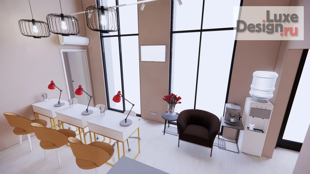 Дизайн интерьера салона красоты "Маникюрный салон ЖК Домашний" (фото 4)