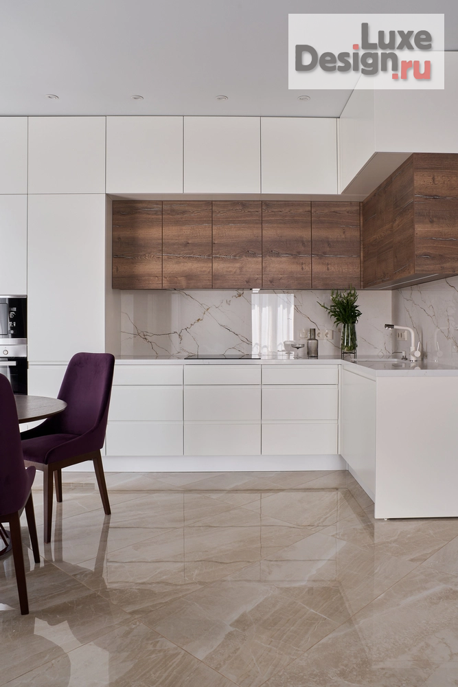 Дизайн интерьера трехкомнатной квартиры "ЖК Зиларт" (фото 6)