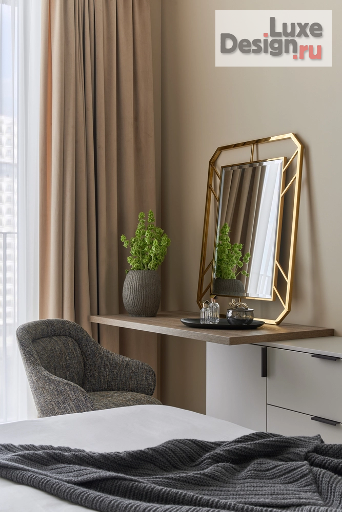 Дизайн интерьера трехкомнатной квартиры "ЖК Зиларт" (фото 16)