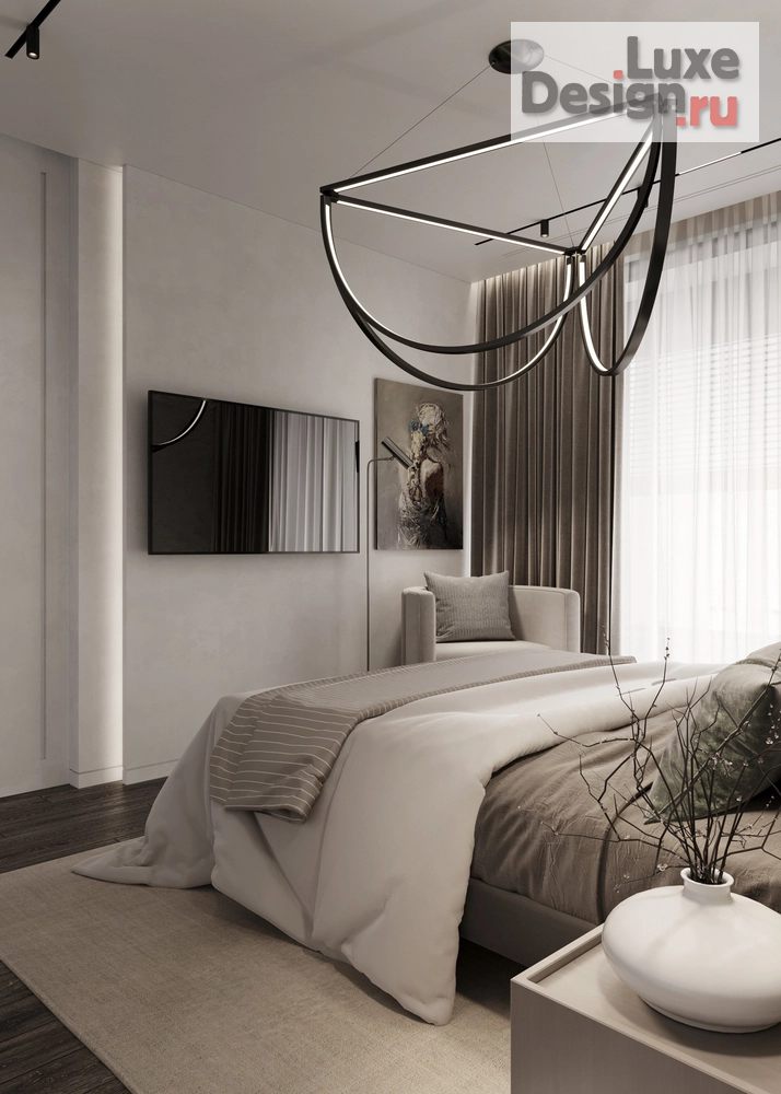 Дизайн интерьера трехкомнатной квартиры "Дизайн-проект квартиры 140м2 в ЖК "Садовые кварталы"" (фото 8)