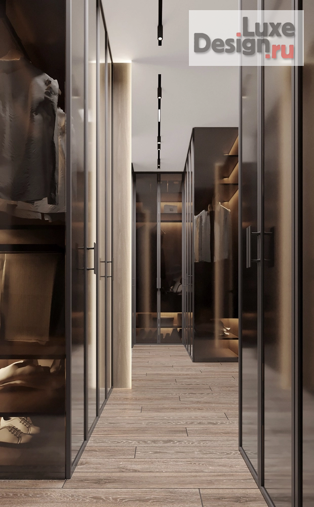 Дизайн интерьера трехкомнатной квартиры "Дизайн-проект квартиры 140м2 в ЖК "Садовые кварталы"" (фото 10)