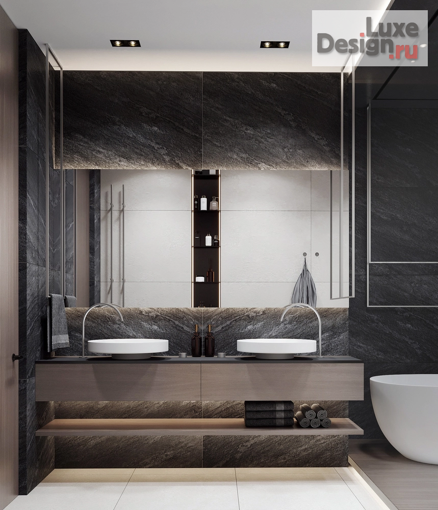 Дизайн интерьера трехкомнатной квартиры "Дизайн-проект квартиры 140м2 в ЖК "Садовые кварталы"" (фото 12)