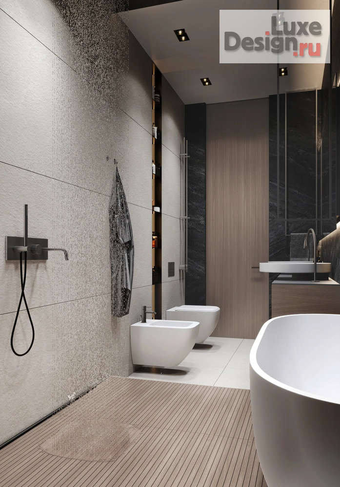 Дизайн интерьера трехкомнатной квартиры "Дизайн-проект квартиры 140м2 в ЖК "Садовые кварталы"" (фото 15)