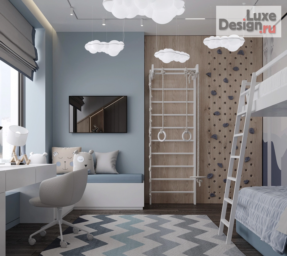 Дизайн интерьера трехкомнатной квартиры "Дизайн-проект квартиры 140м2 в ЖК "Садовые кварталы"" (фото 27)