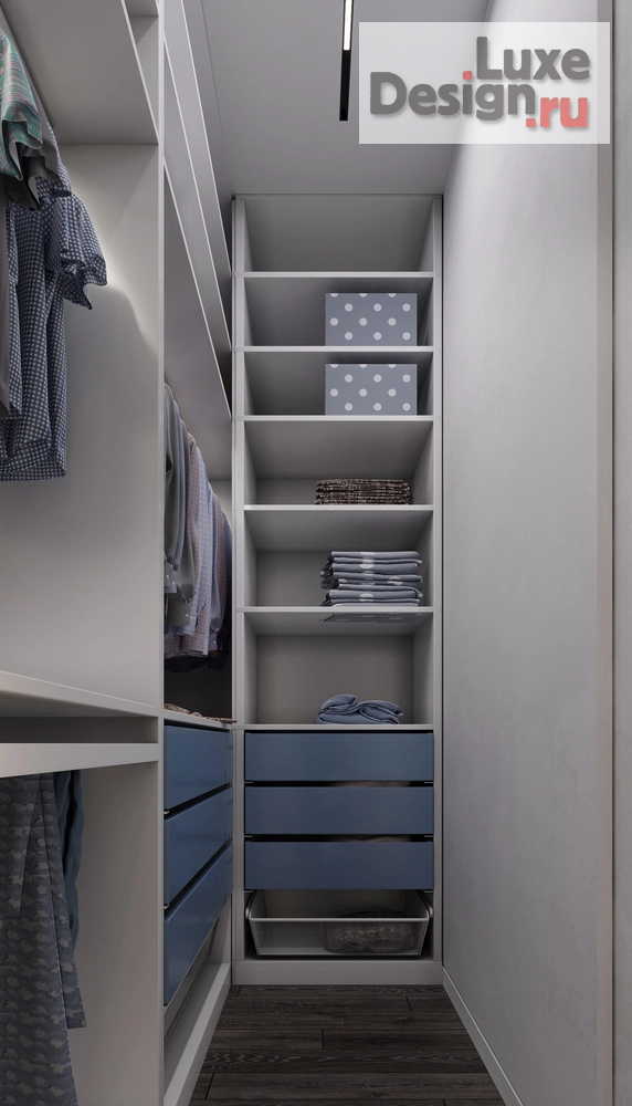 Дизайн интерьера трехкомнатной квартиры "Дизайн-проект квартиры 140м2 в ЖК "Садовые кварталы"" (фото 29)