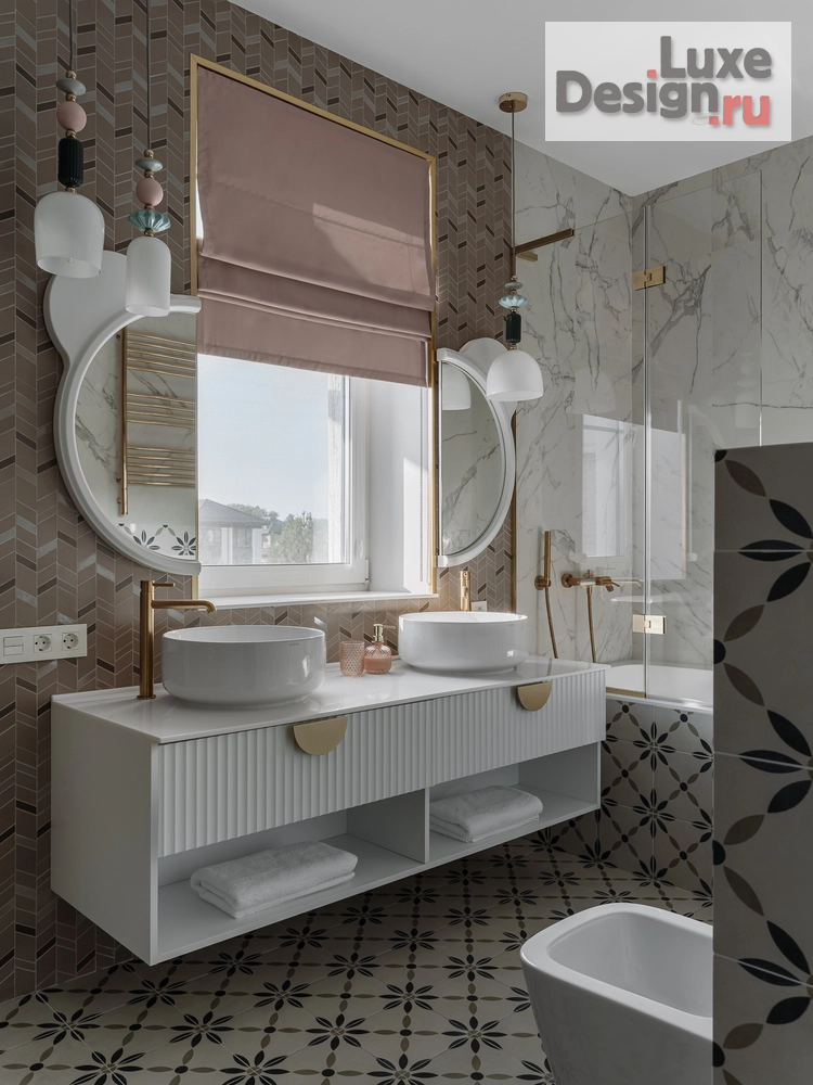 Дизайн интерьера загородного дома "Цветущий сад" (фото 16)