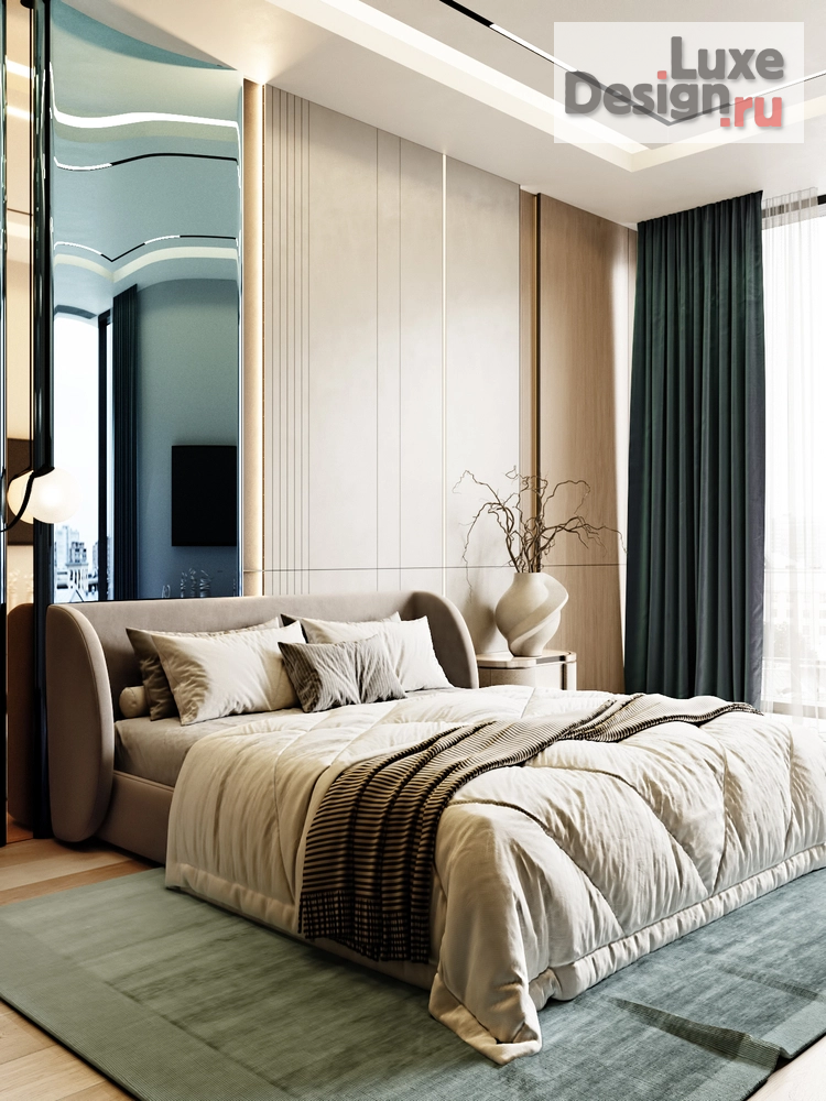 Дизайн интерьера четырехкомнатной квартиры "ЖК "Сердце Столицы"" (фото 7)