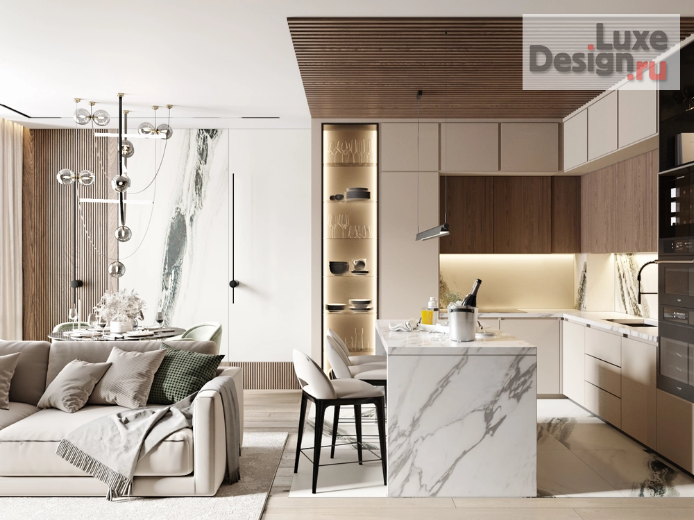 Дизайн интерьера трехкомнатной квартиры "ЖК "Оникс Делюкс"" (фото 10)