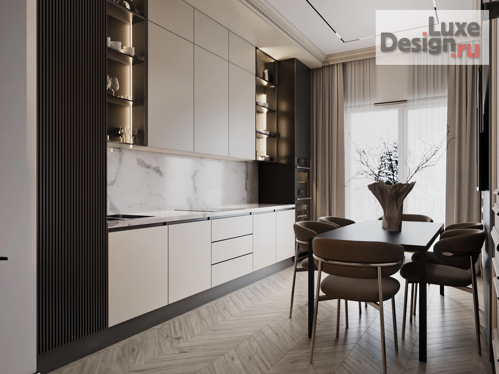 Дизайн интерьера двухкомнатной квартиры "ЖК "Зиларт"" (фото 1)