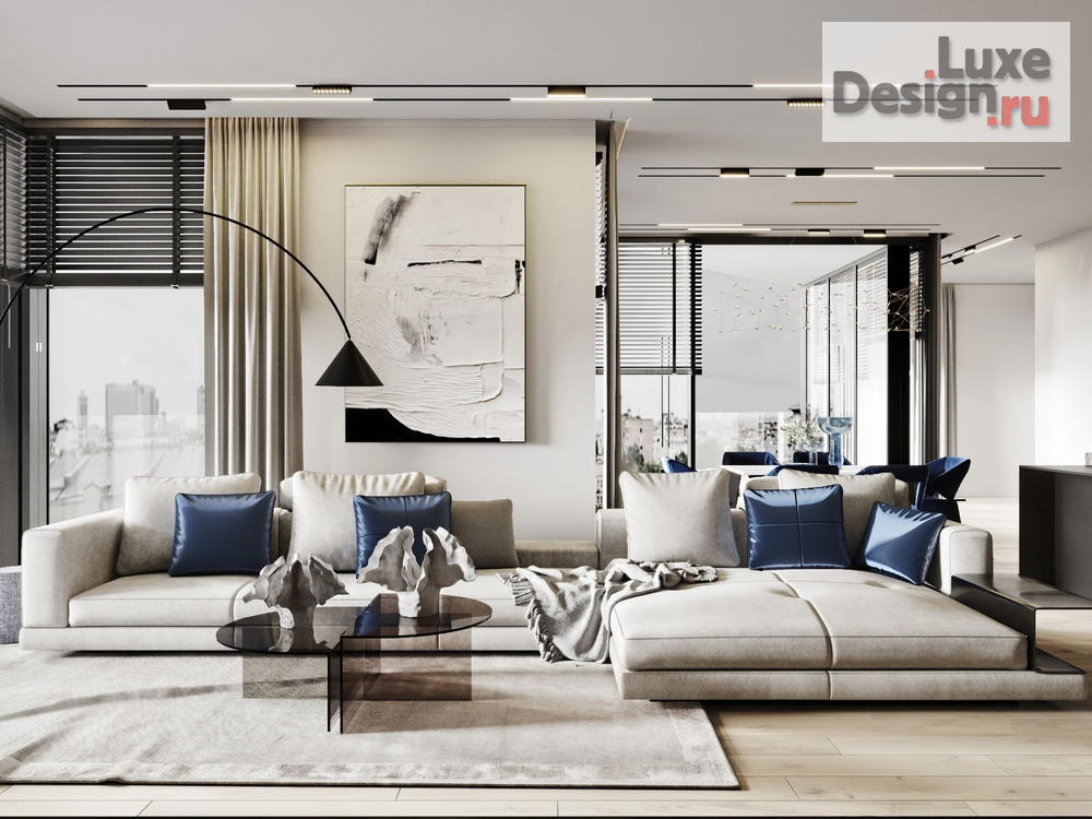 Дизайн интерьера четырехкомнатной квартиры "ЖК "Сердце Столицы"" (фото 2)