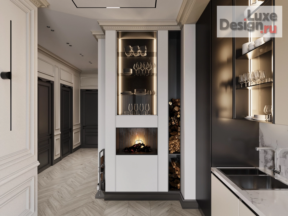 Дизайн интерьера двухкомнатной квартиры "ЖК "Зиларт"" (фото 4)