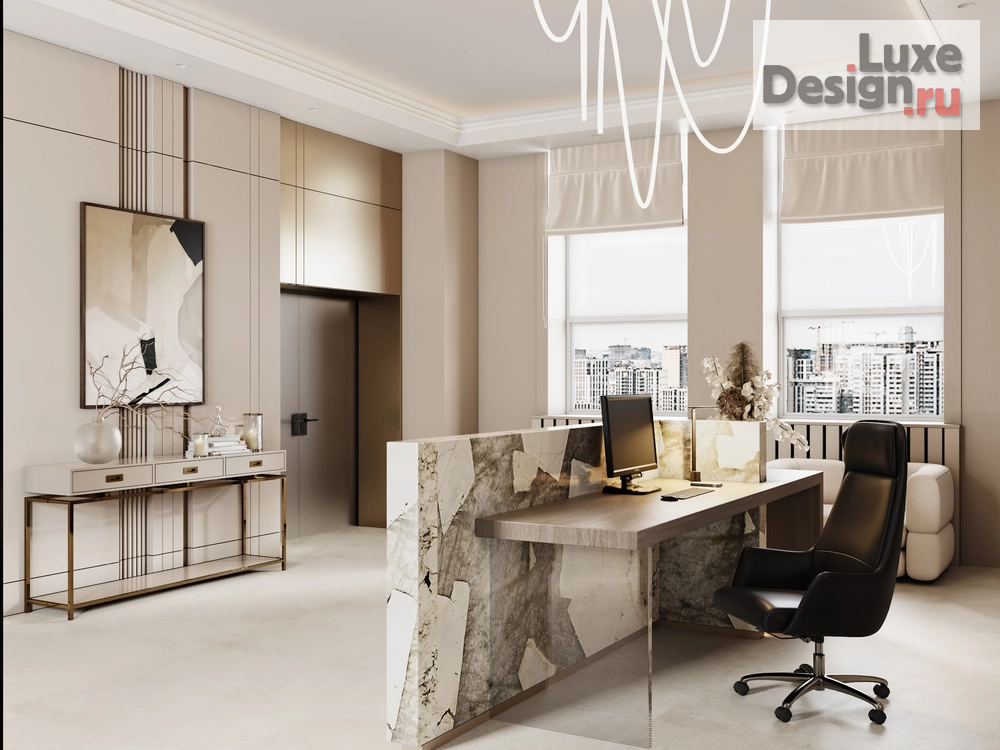 Дизайн интерьера офиса "Современный офис" (фото 1)