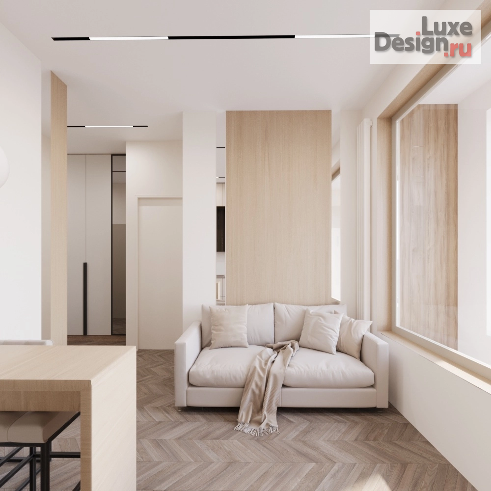 Дизайн интерьера гостиной "Гостиная. Краткость." (фото 1)