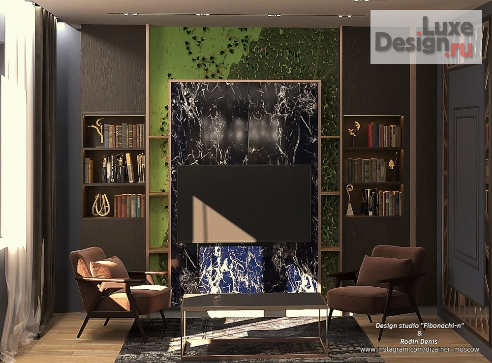 Дизайн интерьера двухкомнатной квартиры "Дизайн квартиры. 60 кв метров. жк Скандинавия." (фото 1)