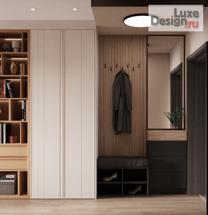 Дизайн интерьера однокомнатной квартиры "студия.25 кв.м" (фото 6)