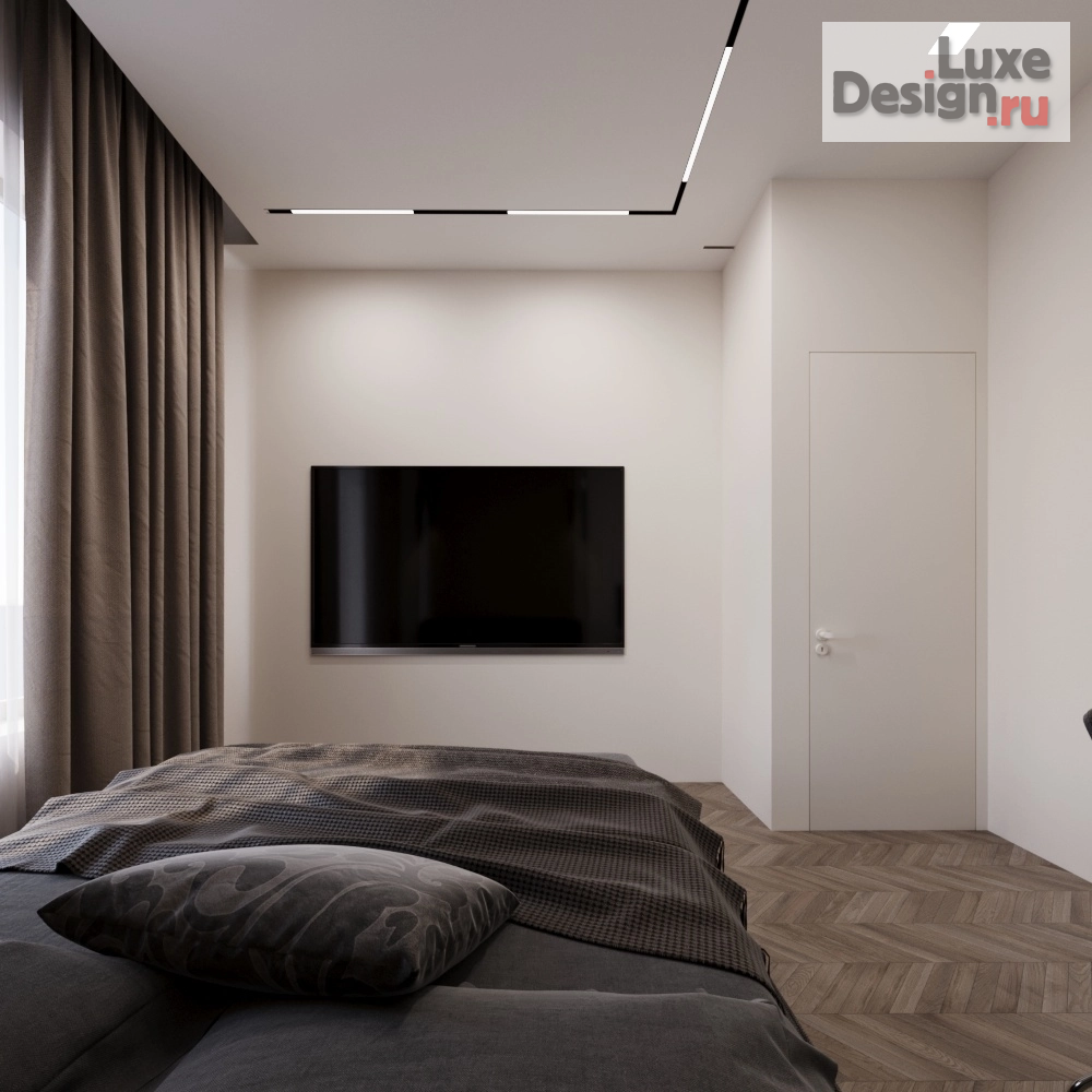 Дизайн интерьера спальни "Минимализм. спальня" (фото 1)