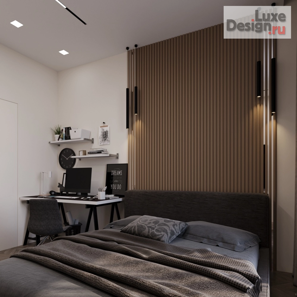 Дизайн интерьера спальни "Минимализм. спальня" (фото 2)