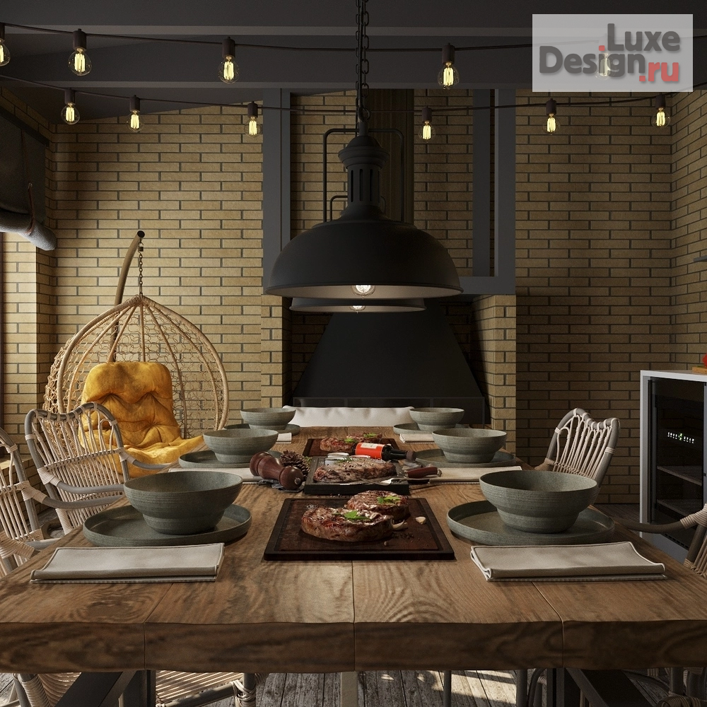 Дизайн интерьера загородного дома "Веранда" (фото 6)