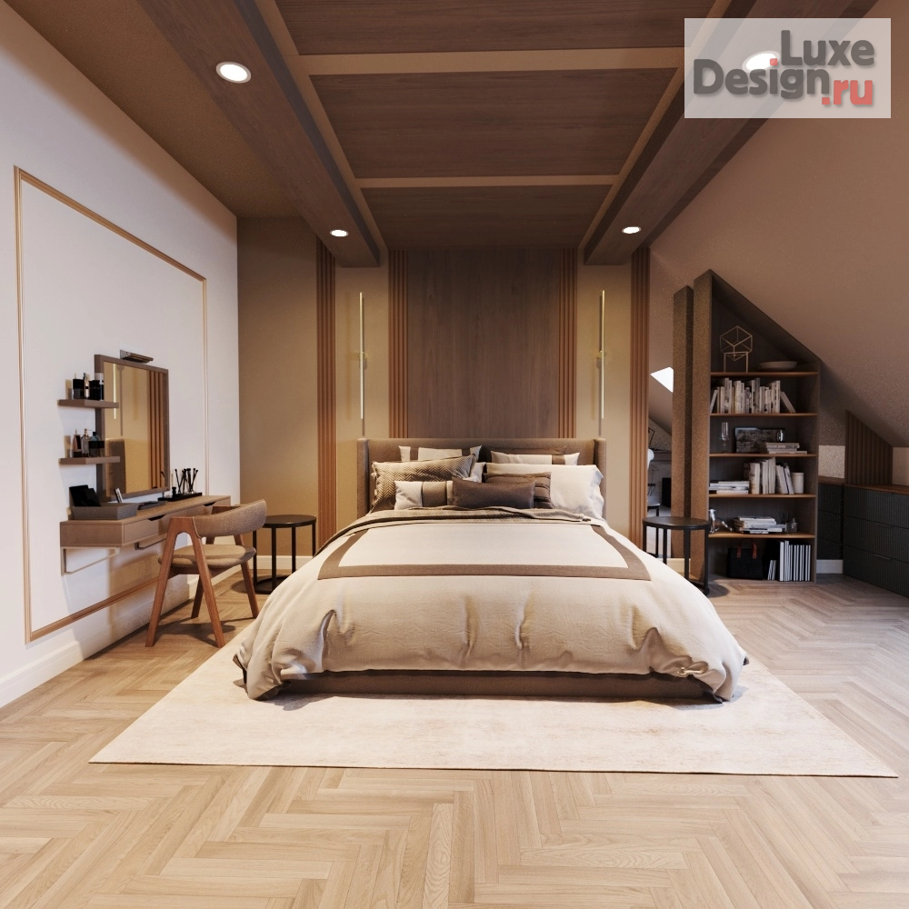 Дизайн интерьера загородного дома "дизайн чердака" (фото 2)