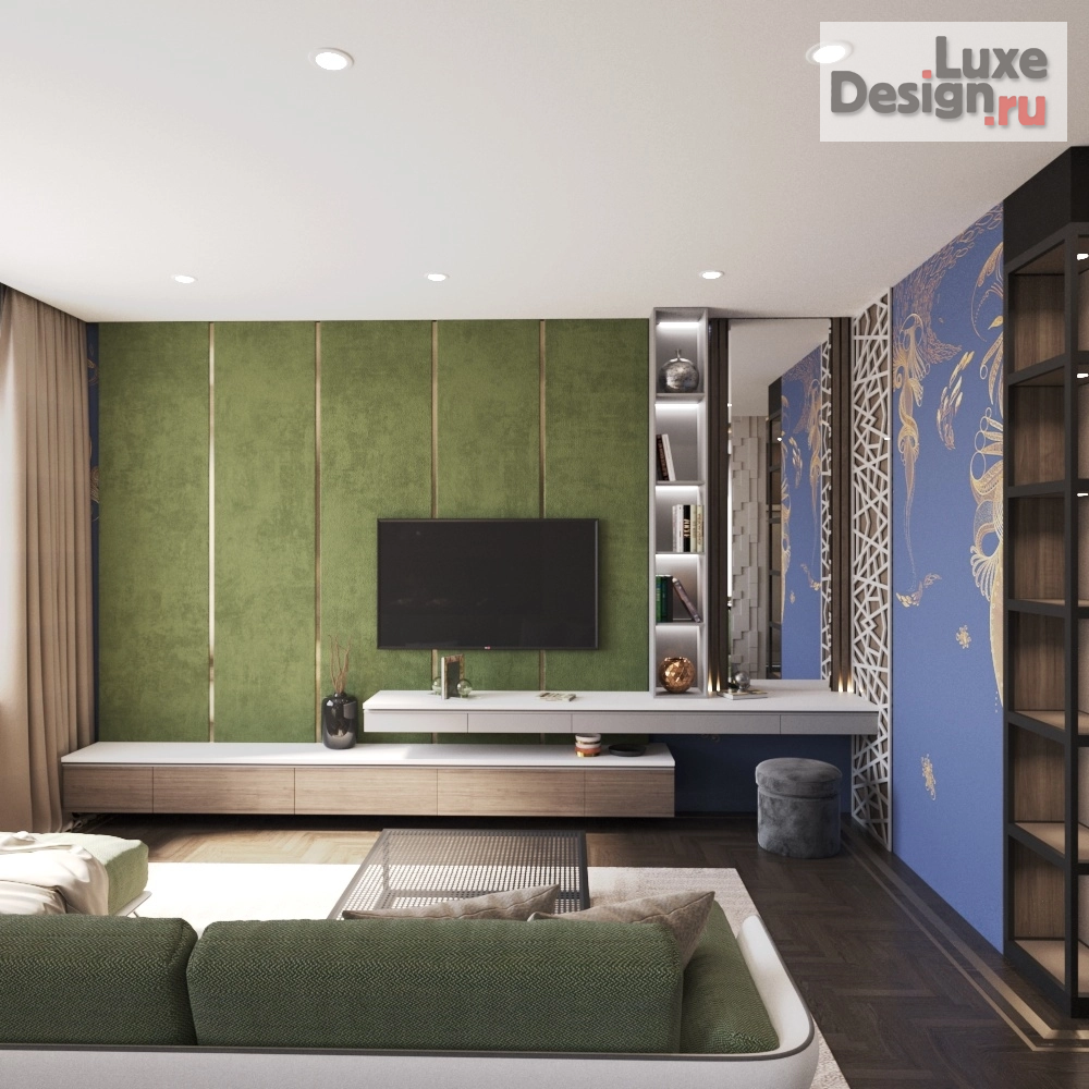 Дизайн интерьера двухкомнатной квартиры "Интерьер выполнен в современном стиле с элементами минимализма и эклектики. " (фото 4)