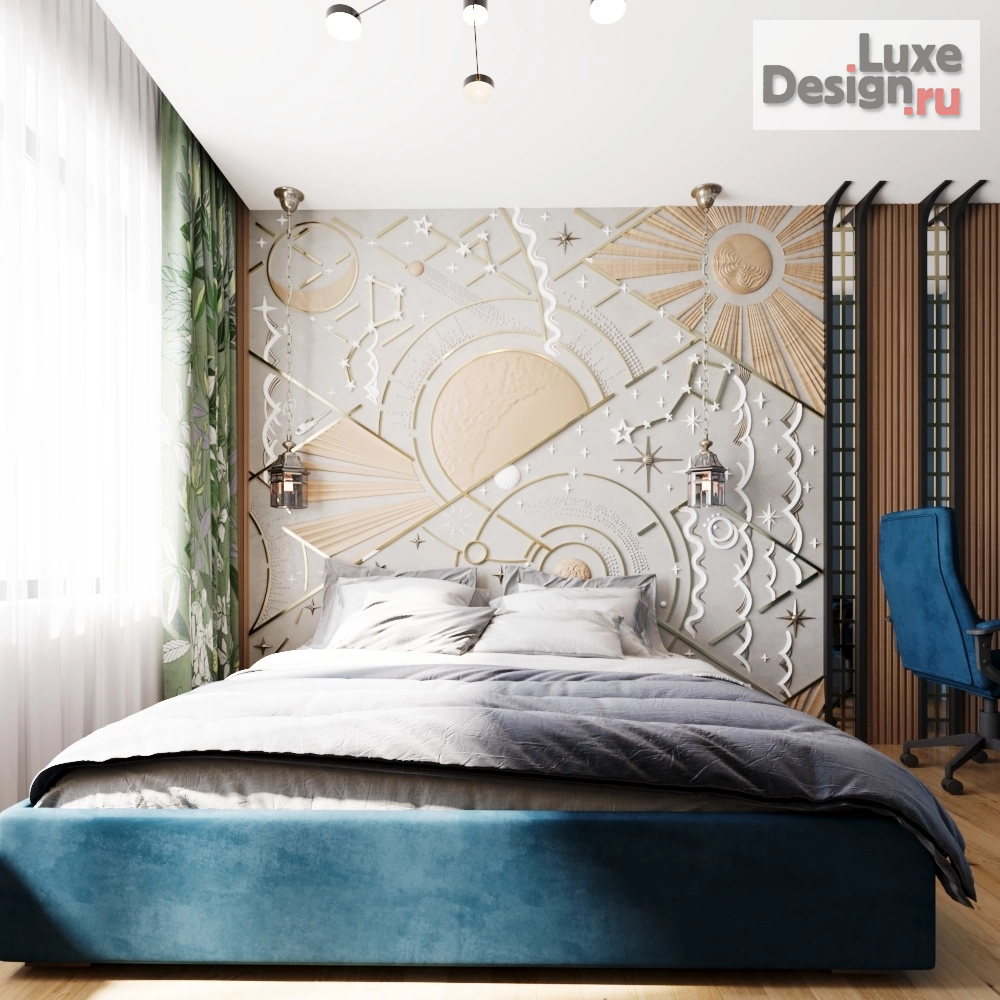 Дизайн интерьера двухкомнатной квартиры "интерьер 45 кв.м" (фото 6) от дизайнера Родин Денис Валерьевич Дизайн интерьера двухкомнатной квартиры "интерьер 45 кв.м" (фото 6)