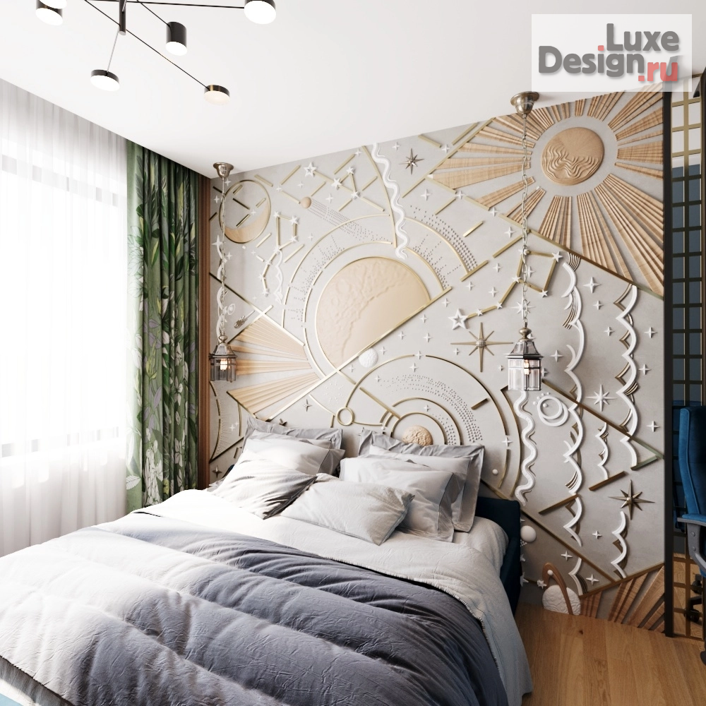 Дизайн интерьера двухкомнатной квартиры "интерьер 45 кв.м" (фото 7) от дизайнера Родин Денис Валерьевич Дизайн интерьера двухкомнатной квартиры "интерьер 45 кв.м" (фото 7)