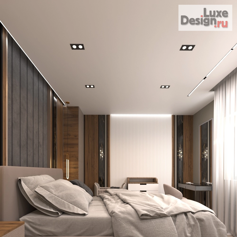 Дизайн интерьера спальни "Крутая спальня" (фото 2)