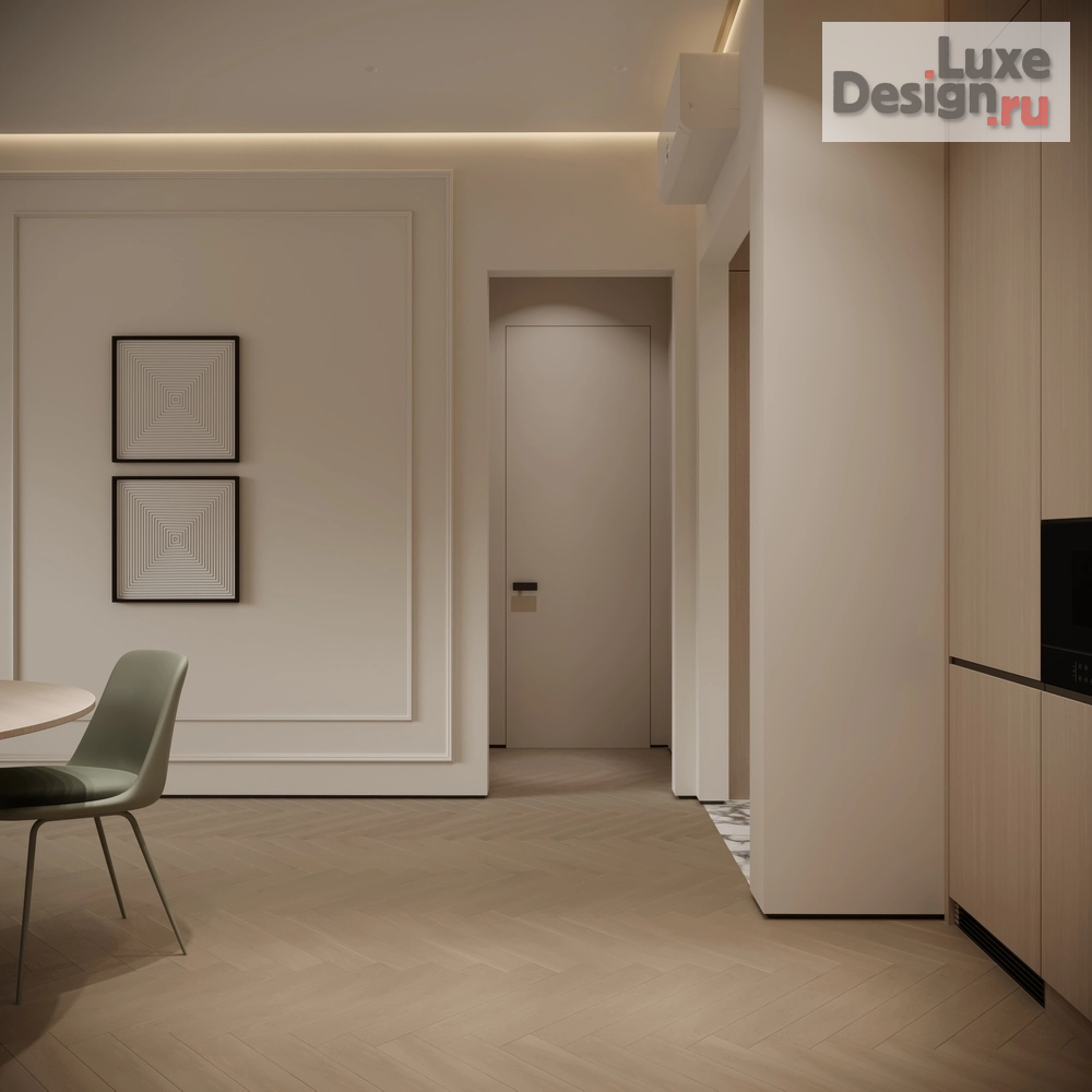 Дизайн интерьера однокомнатной квартиры "Дизайн-проект под сдачу ЖК Hide" (фото 14)