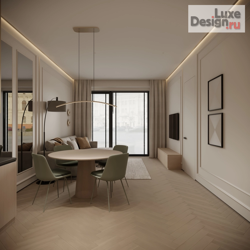 Дизайн интерьера однокомнатной квартиры "Дизайн-проект под сдачу ЖК Hide" (фото 16)