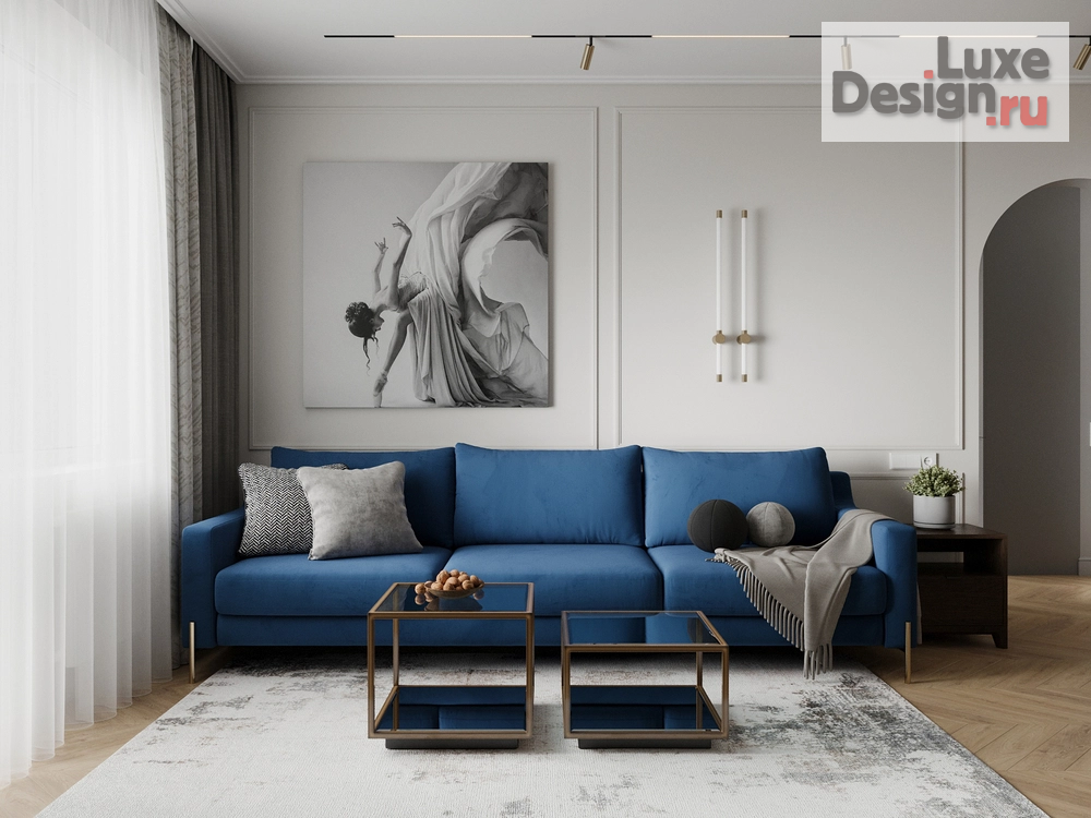 Дизайн интерьера трехкомнатной квартиры "Квартира в Санкт-Петербурге " (фото 1)